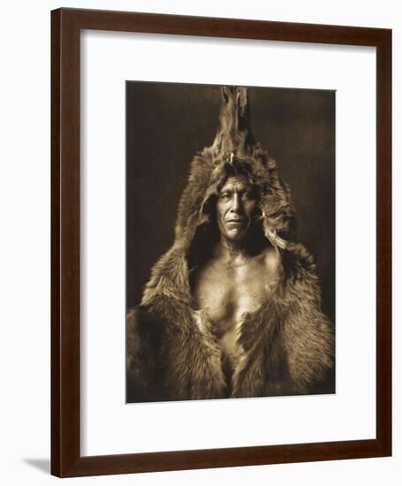 Bear's Belly-Arikara 1908-Edward S. Curtis-Framed Giclee Print