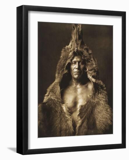 Bear's Belly-Arikara 1908-Edward S. Curtis-Framed Giclee Print