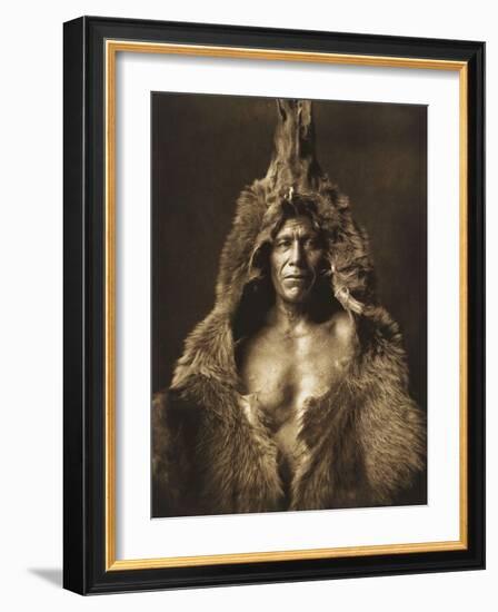 Bear's Belly-Arikara 1908-Edward S. Curtis-Framed Giclee Print