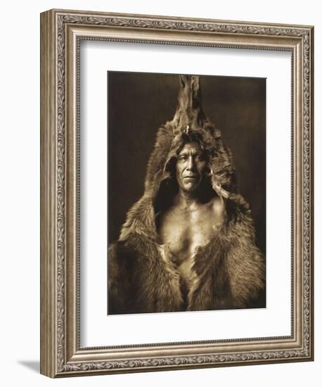 Bear's Belly-Arikara 1908-Edward S. Curtis-Framed Giclee Print