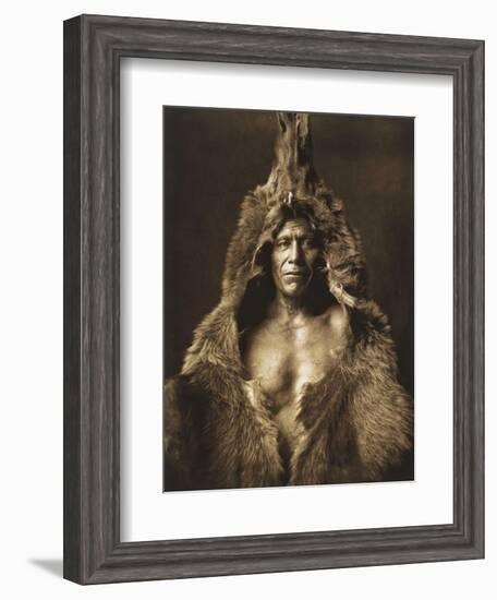 Bear's Belly-Arikara 1908-Edward S. Curtis-Framed Giclee Print