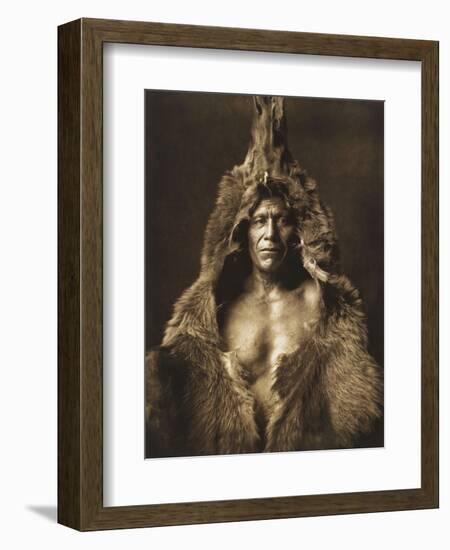 Bear's Belly-Arikara 1908-Edward S. Curtis-Framed Giclee Print