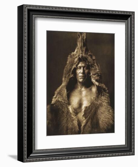 Bear's Belly-Arikara 1908-Edward S. Curtis-Framed Giclee Print