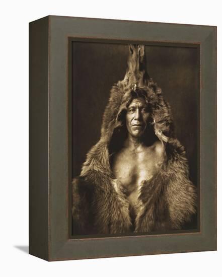 Bear's Belly-Arikara 1908-Edward S. Curtis-Framed Premier Image Canvas