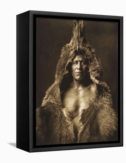 Bear's Belly-Arikara 1908-Edward S. Curtis-Framed Premier Image Canvas