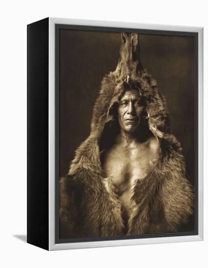 Bear's Belly-Arikara 1908-Edward S. Curtis-Framed Premier Image Canvas