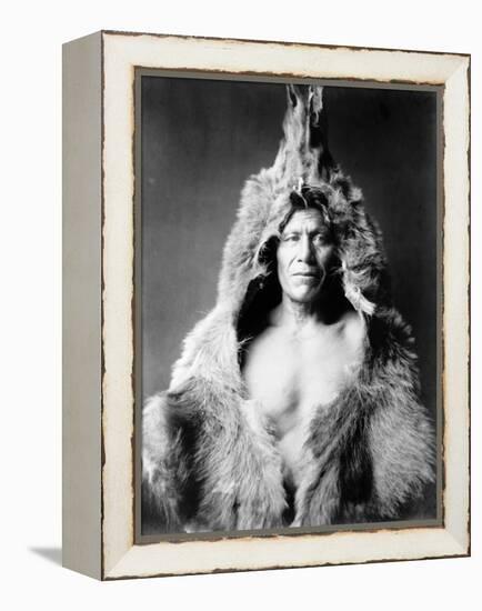 Bear's Belly, Arikara Indian-Edward S^ Curtis-Framed Stretched Canvas