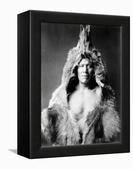 Bear's Belly, Arikara Indian-Edward S^ Curtis-Framed Stretched Canvas