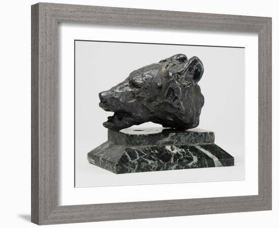 Bear's Head, C.1900-John Macallan Swan-Framed Giclee Print