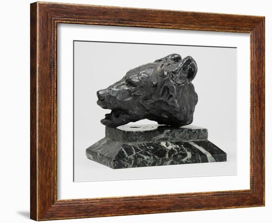 Bear's Head, C.1900-John Macallan Swan-Framed Giclee Print