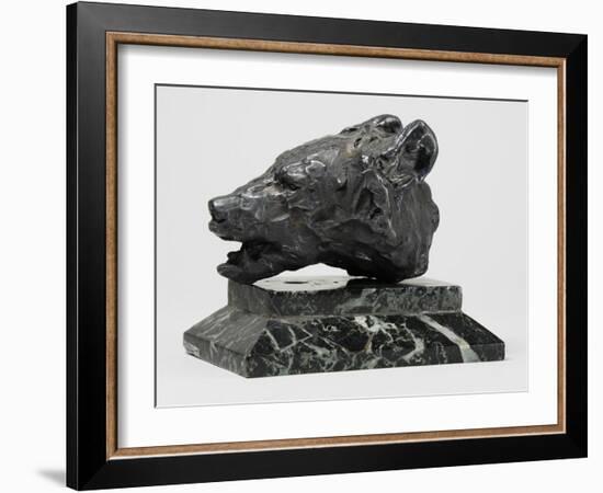 Bear's Head, C.1900-John Macallan Swan-Framed Giclee Print