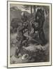 Bear-Shooting in Cashmere, a Beater's Narrow Escape-William T. Maud-Mounted Giclee Print