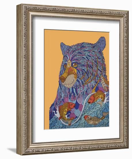 Bear Spirit-Drawpaint Illustration-Framed Giclee Print