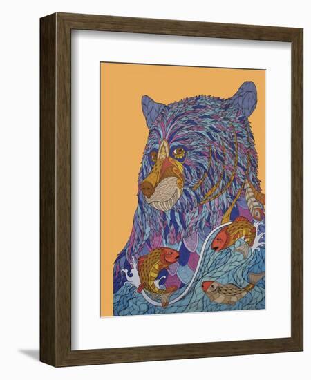 Bear Spirit-Drawpaint Illustration-Framed Giclee Print