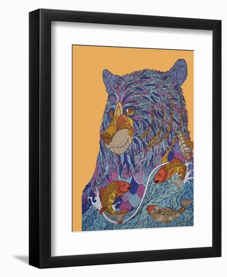 Bear Spirit-Drawpaint Illustration-Framed Giclee Print