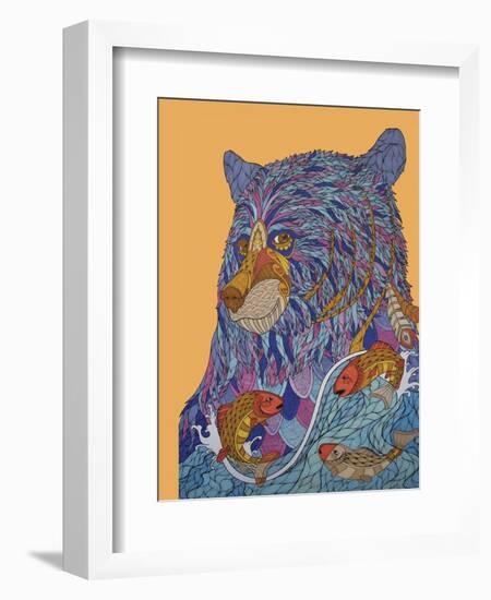 Bear Spirit-Drawpaint Illustration-Framed Giclee Print