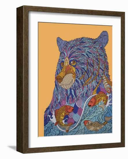 Bear Spirit-Drawpaint Illustration-Framed Giclee Print