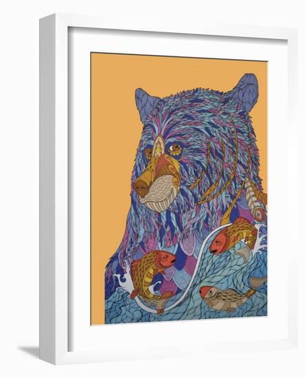 Bear Spirit-Drawpaint Illustration-Framed Giclee Print