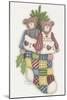 Bear Stocking-Debbie McMaster-Mounted Giclee Print