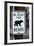 Bear Warning Sign, Silver Lake Resort, Eastern Sierra, California-David Wall-Framed Photographic Print