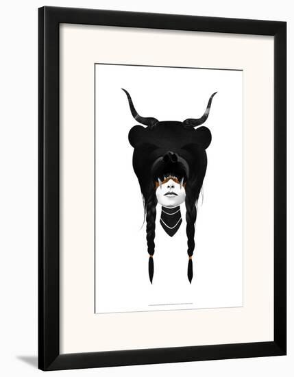 Bear Warrior-Ruben Ireland-Framed Art Print