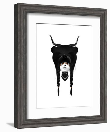 Bear Warrior-Ruben Ireland-Framed Premium Giclee Print