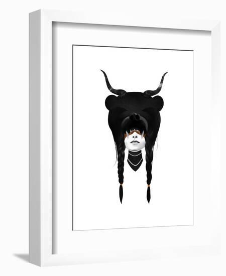 Bear Warrior-Ruben Ireland-Framed Premium Giclee Print