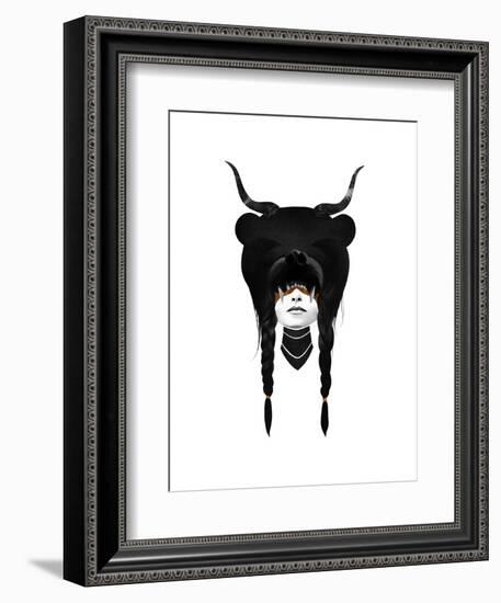 Bear Warrior-Ruben Ireland-Framed Premium Giclee Print