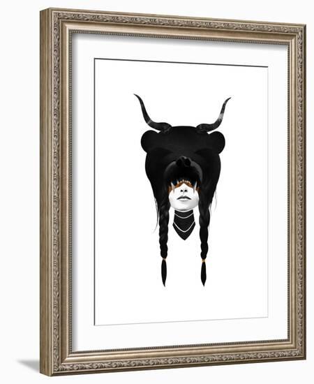 Bear Warrior-Ruben Ireland-Framed Premium Giclee Print