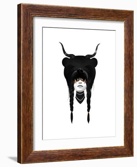 Bear Warrior-Ruben Ireland-Framed Premium Giclee Print