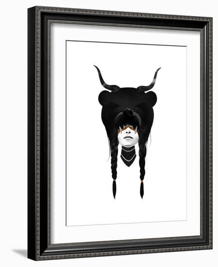 Bear Warrior-Ruben Ireland-Framed Premium Giclee Print