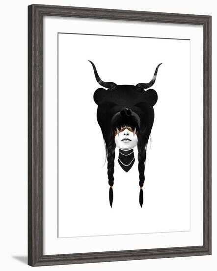 Bear Warrior-Ruben Ireland-Framed Premium Giclee Print