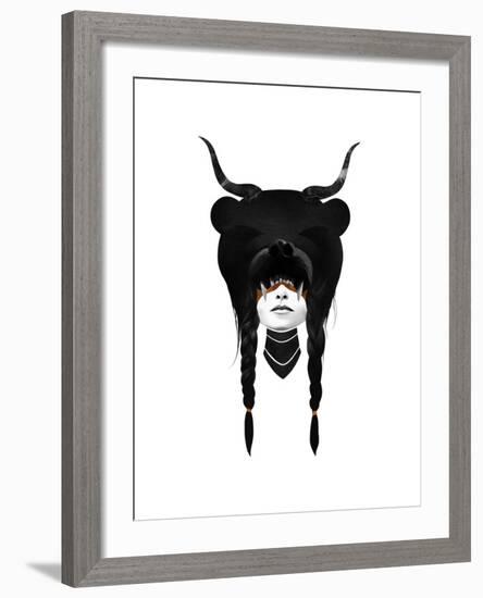 Bear Warrior-Ruben Ireland-Framed Premium Giclee Print