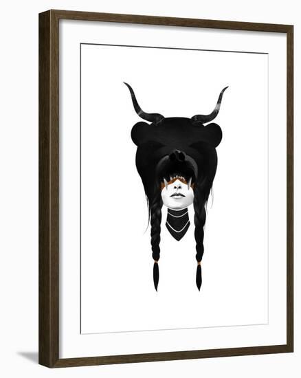 Bear Warrior-Ruben Ireland-Framed Premium Giclee Print