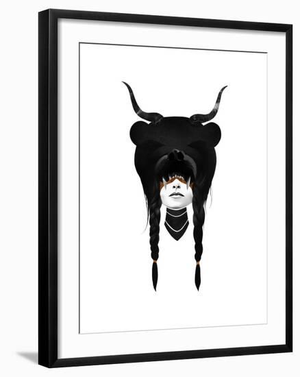 Bear Warrior-Ruben Ireland-Framed Premium Giclee Print