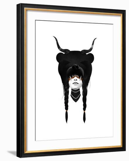 Bear Warrior-Ruben Ireland-Framed Premium Giclee Print