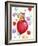 Bear with Balloons-MAKIKO-Framed Giclee Print