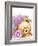 Bear with Flowers 2-MAKIKO-Framed Giclee Print