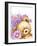 Bear with Flowers 2-MAKIKO-Framed Giclee Print