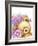 Bear with Flowers 2-MAKIKO-Framed Giclee Print