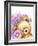 Bear with Flowers 2-MAKIKO-Framed Giclee Print