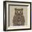 Bear with Tie-null-Framed Art Print