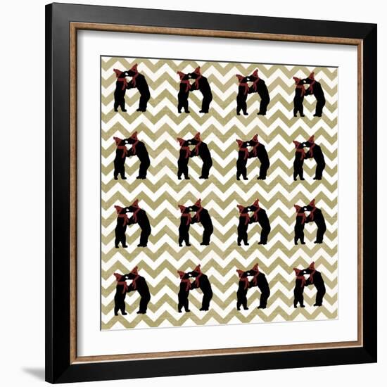 Bear Wrap-Erin Clark-Framed Giclee Print