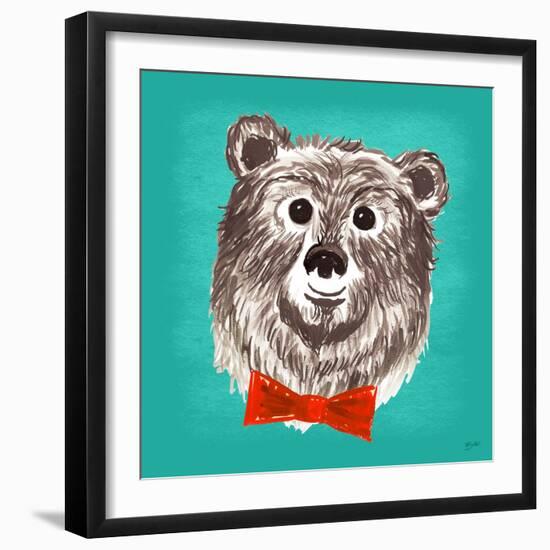 Bear-Bella Dos Santos-Framed Art Print