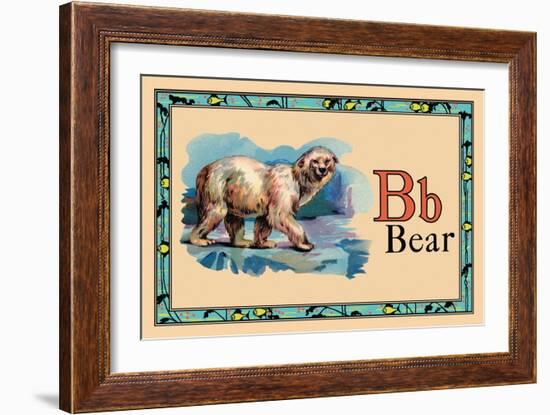 Bear-null-Framed Art Print
