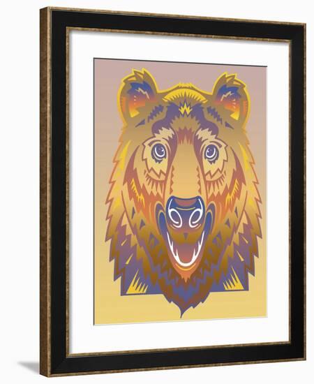 Bear-David Chestnutt-Framed Giclee Print