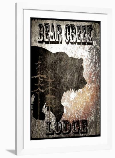 BearCreekLodge_Black-LightBoxJournal-Framed Giclee Print