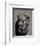Beard and raffia cap depicted on a mask headdress-Werner Forman-Framed Giclee Print