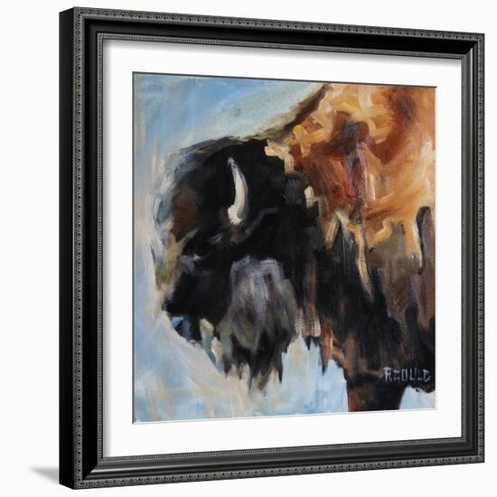 Bearded Buffalo-Renee Gould-Framed Giclee Print