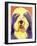 Bearded Collie - Banana-Dawgart-Framed Giclee Print